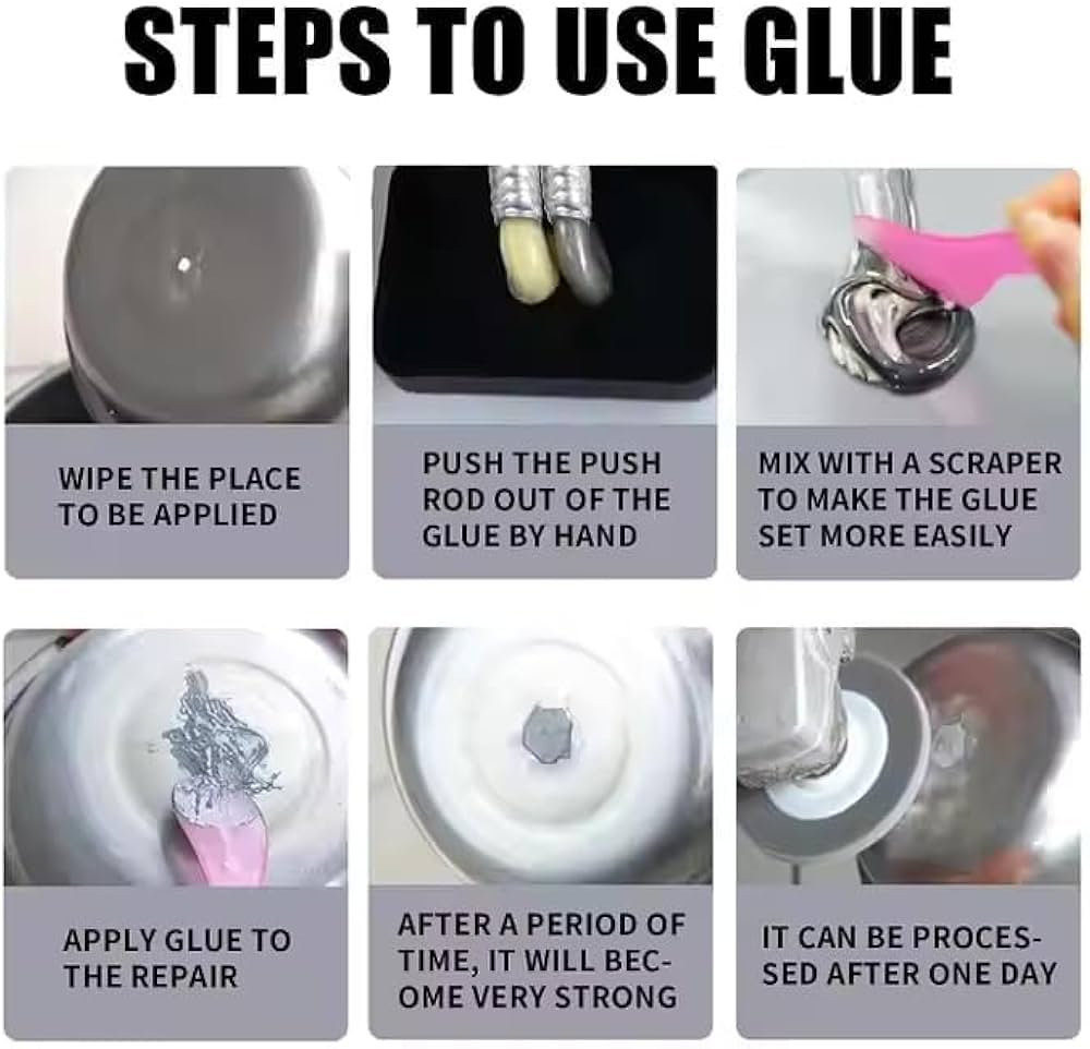METAL REPAIRING CASTING GLUE AB Metal Repair Glue - Image 5
