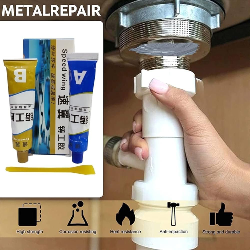 METAL REPAIRING CASTING GLUE AB Metal Repair Glue - Image 2